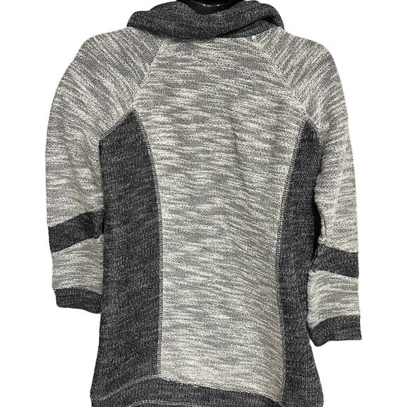 Maurices Sweater Womens Plus 0X Gray Cowl Neck Long Sleeve Pullover Cotton Blend - Picture 2 of 5